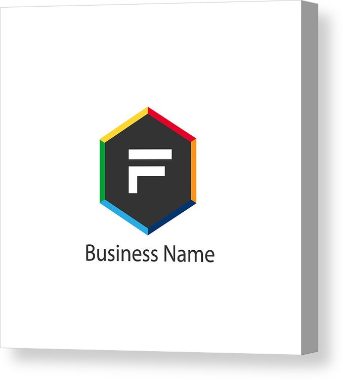 678x750 Letter F Logo Vector Design Canvas Print Canvas Art