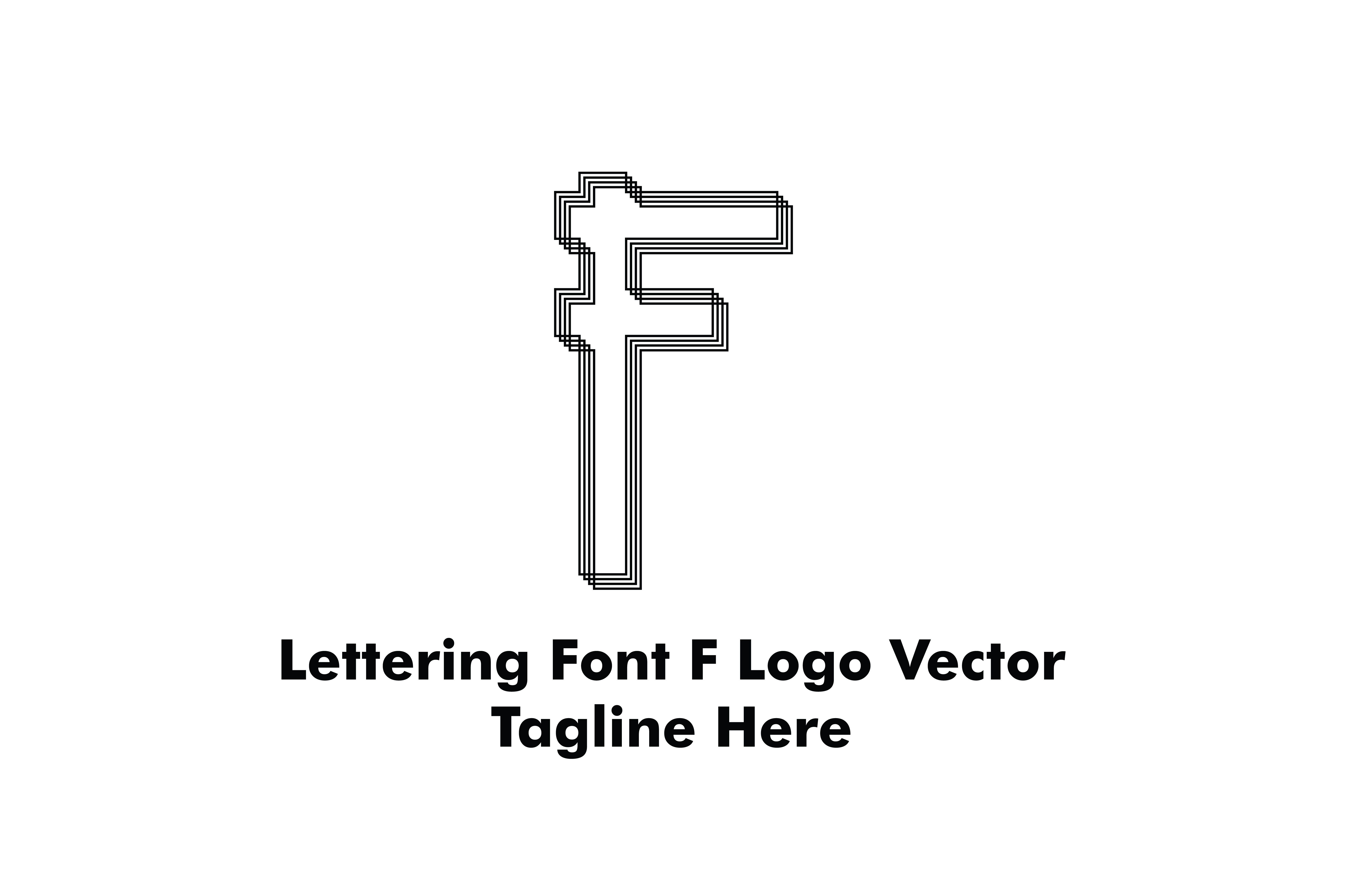 6011x4000 Lettering Font F Logo Vector Design Crafts