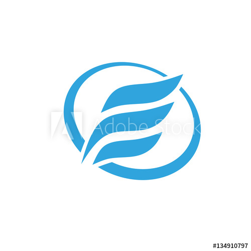 500x500 Letter E With Circle Logo Fast Sport Letter F Logo, Letter E Wing