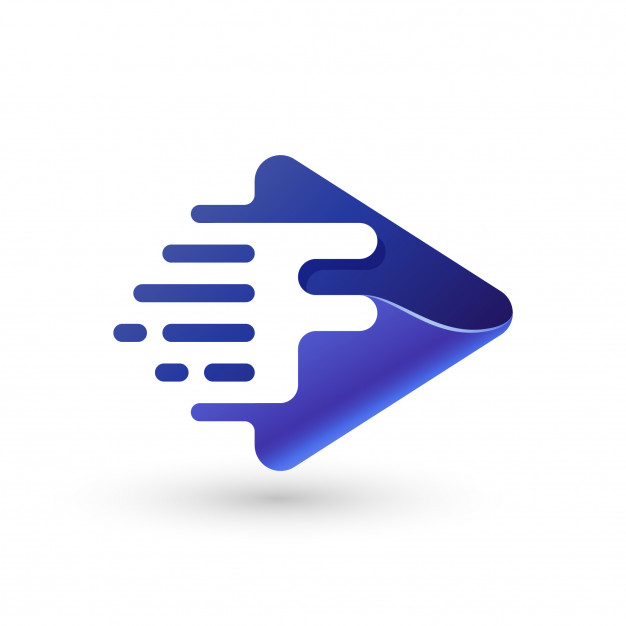 626x626 Fast Play Symbol Logo With Letter F Vector Premium Download