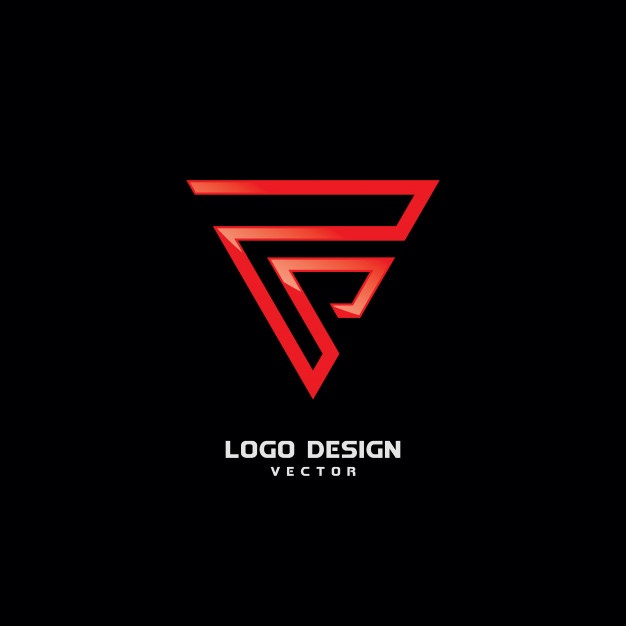 626x626 Triangle F Logo Design Vector Vector Premium Download