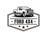 160x128 Ford Pickup Truck Sign Symbol Logo Vector Stock Image