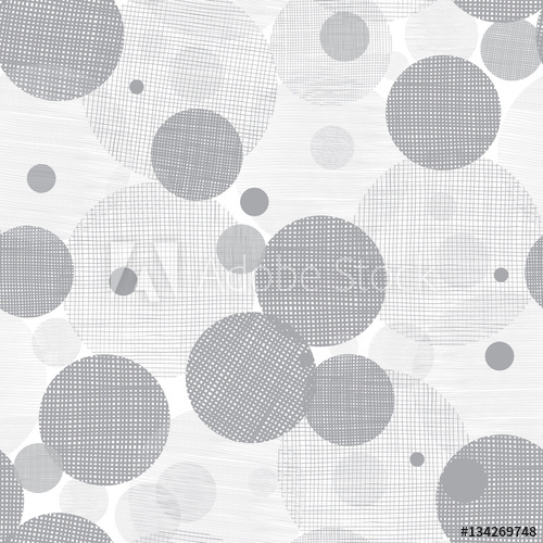 500x500 Vector Silver Grey Circles Dots Seamless Pattern Background