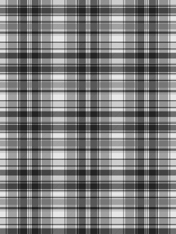 735x980 Grayscale Black And White Check Fabric Texture Seamless Pattern