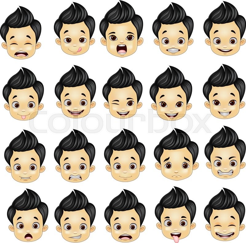 800x793 Vector Illustration Of Little Boy Stock Vector Colourbox