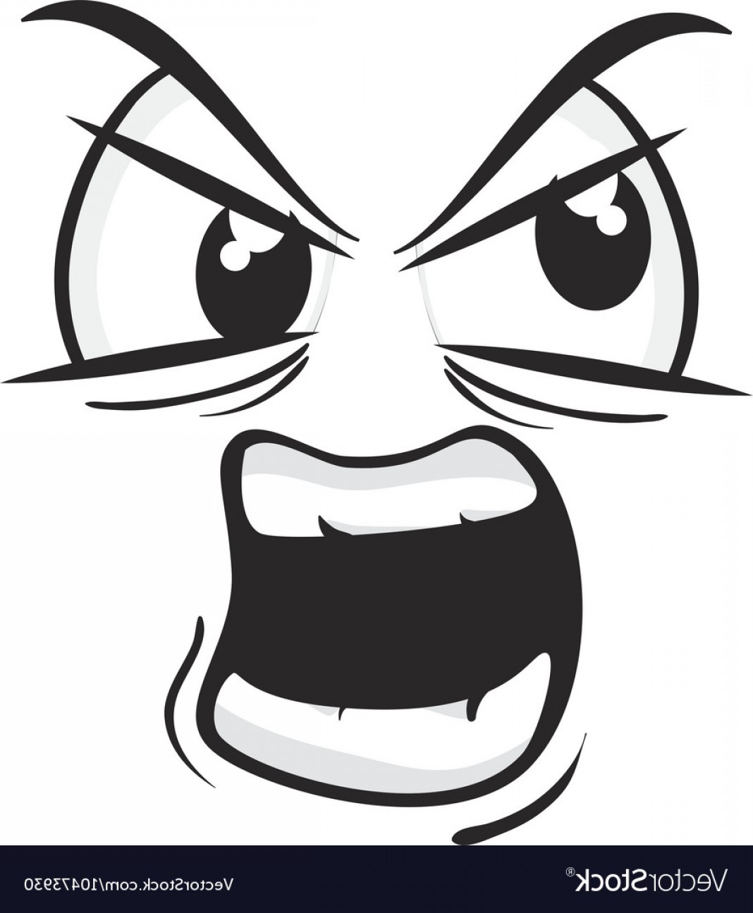 1068x1296 Angry Face Cartoon Expression Vector Geekchicpro