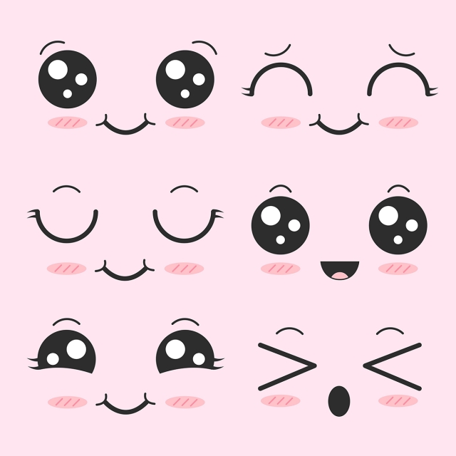 640x640 Cute Face Png, Vector, And Clipart With Transparent
