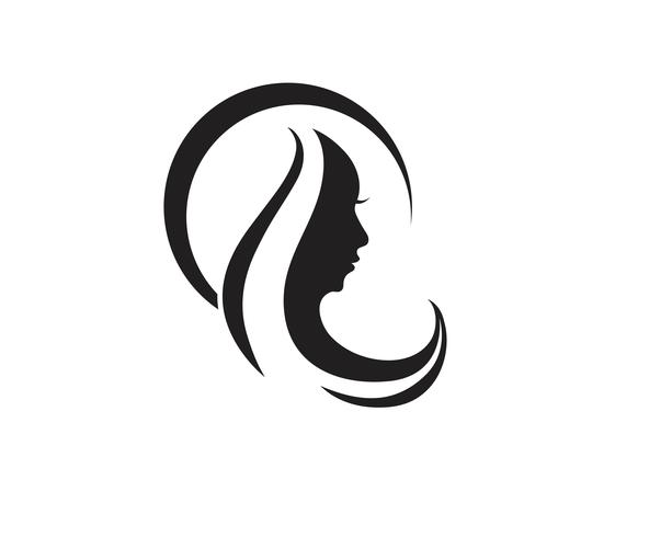 613x490 Hair And Face Salon Logo Vector Templates