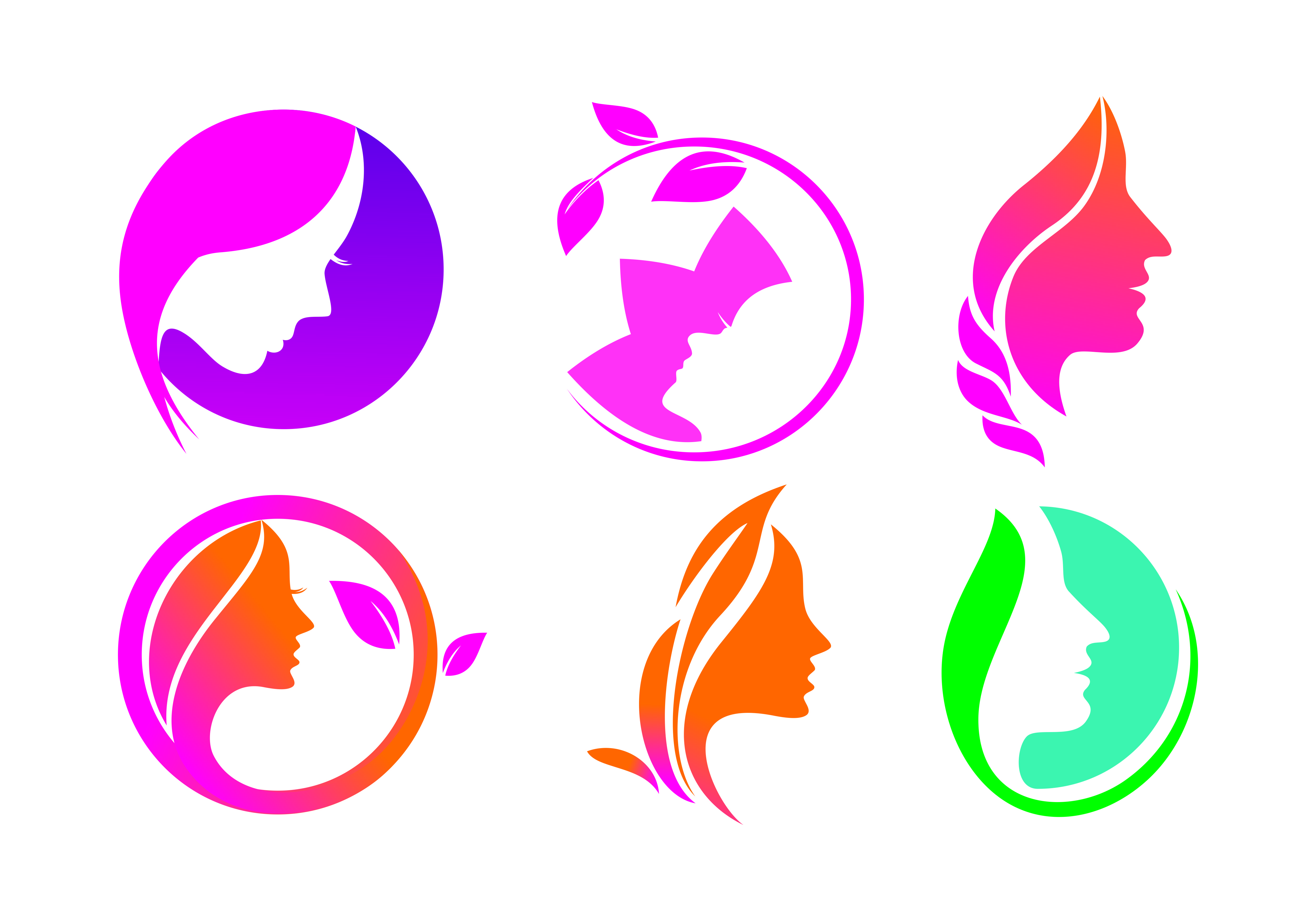 5000x3500 Skincare, Women Face Logo Vector Graphic