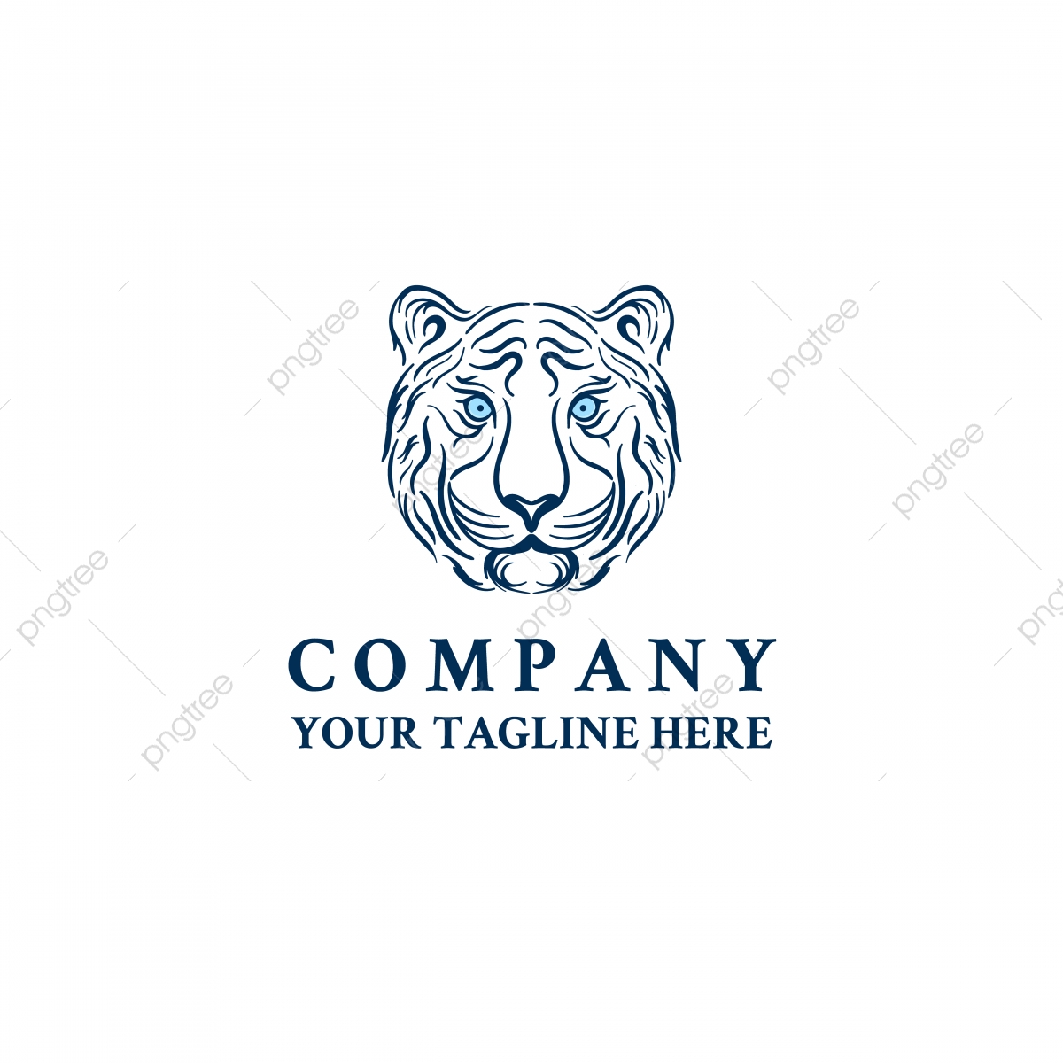 1200x1200 Tiger Head Face Logo Vector Icon Template, Tiger, Logo, Vector Png