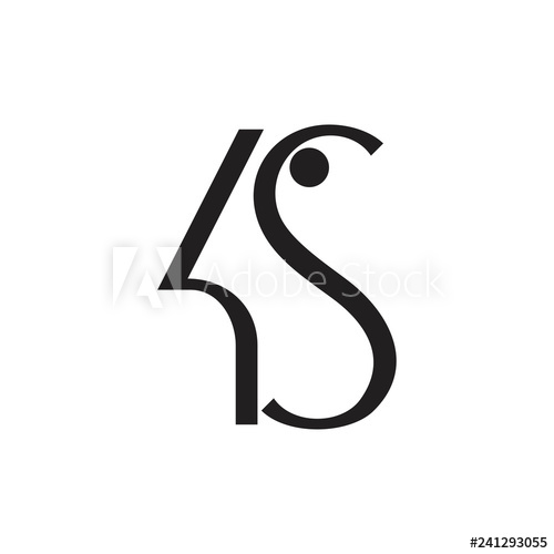 500x500 Abstract Letter Ks Human Face Logo Vector