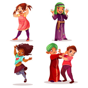 300x300 Face Painting Kids Royalty Free Vectors