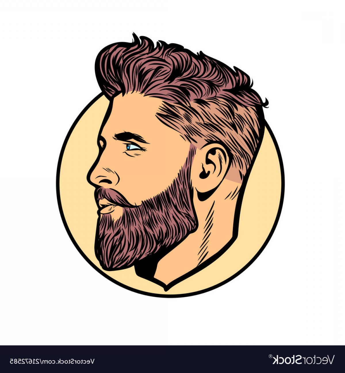 1200x1296 Pop Art Men Hipster Face Profile Vector Hoodamathrun