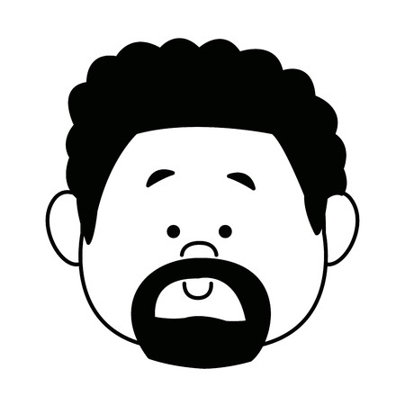 450x450 Cartoon Face Man Person Avatar Male Profile Vector Illustration