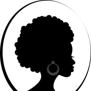 300x300 Face Of African Black Woman In Profile Vector Newwaysys