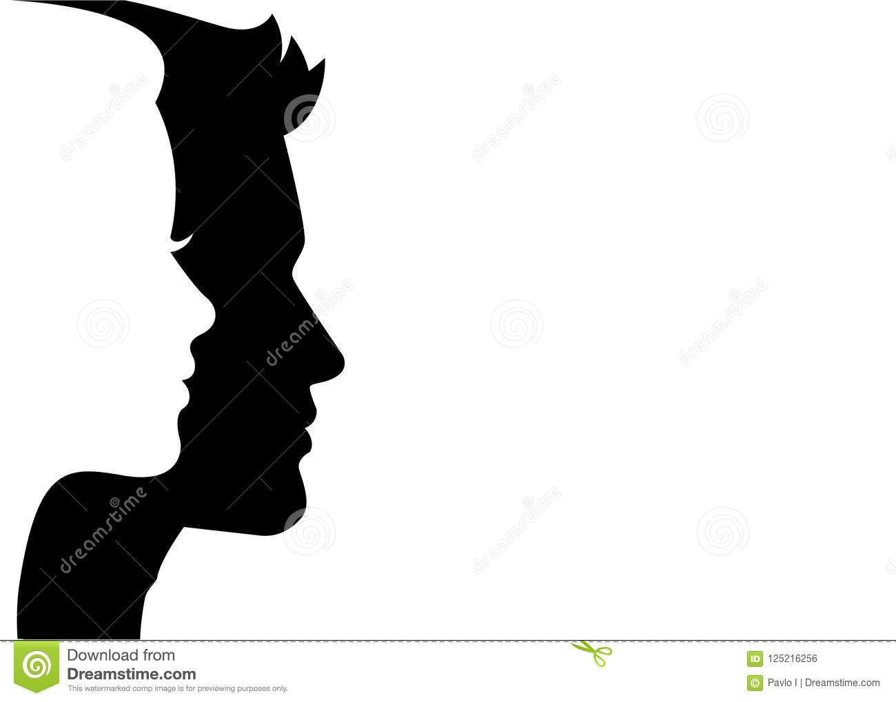 1300x1019 Huge Collection Of 'man And Woman Silhouette Vector' Download