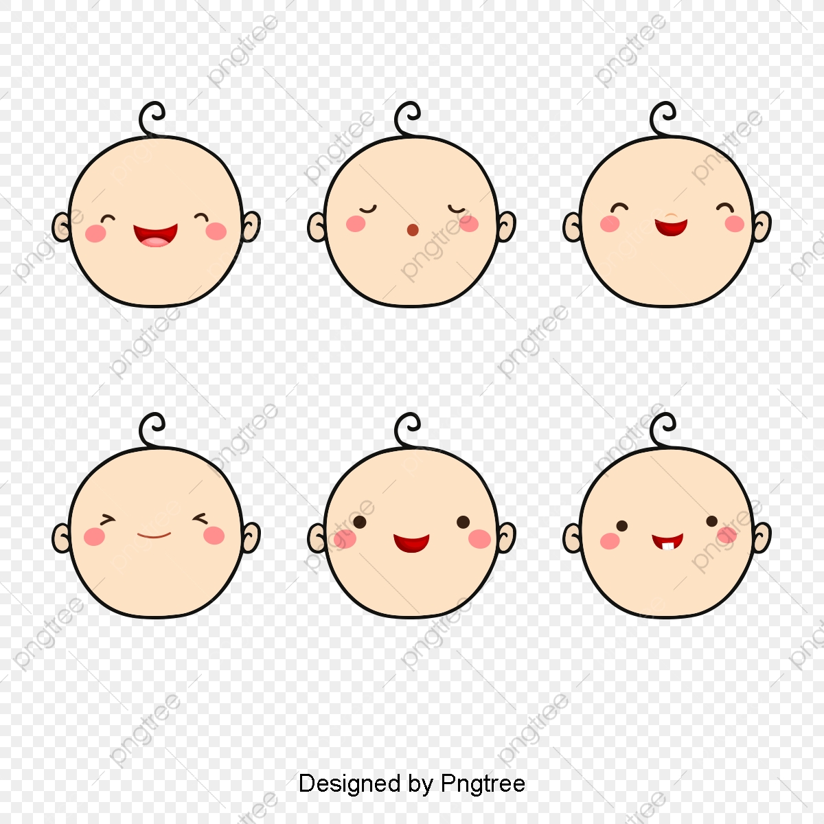 1200x1200 Baby Face Picture, Baby Vector, Face Vector, Face Clipart Png