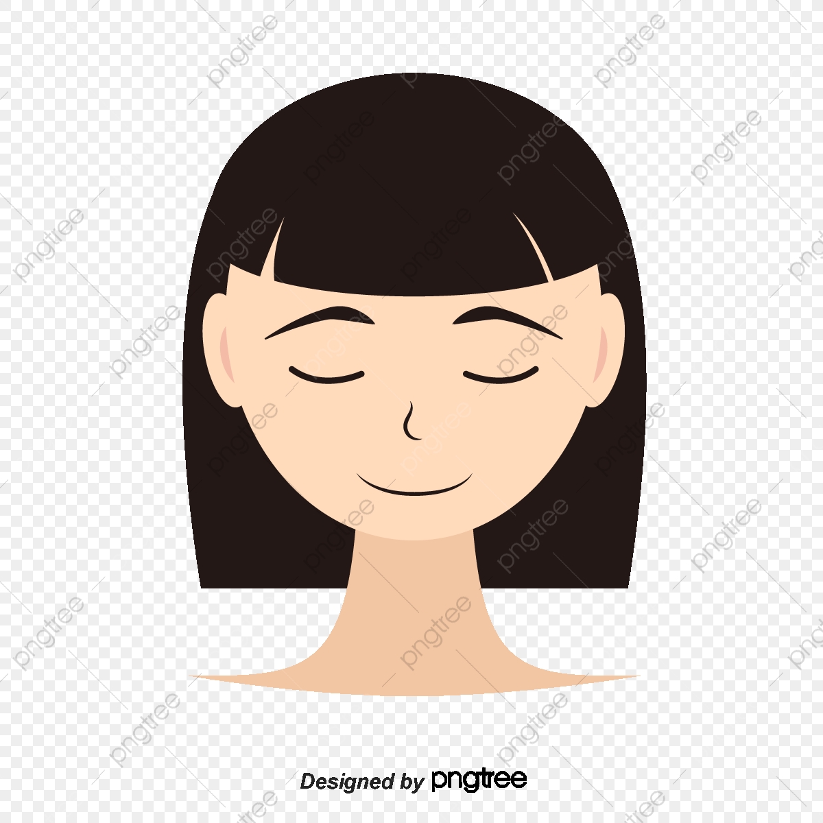 1200x1200 Vector Girls Face, Vector, Girls, Facial Png And Vector