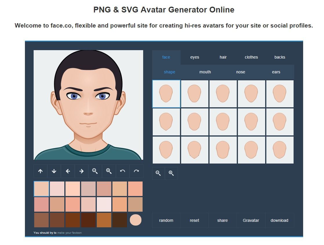 Download Face Vector Generator at Vectorified.com | Collection of ...