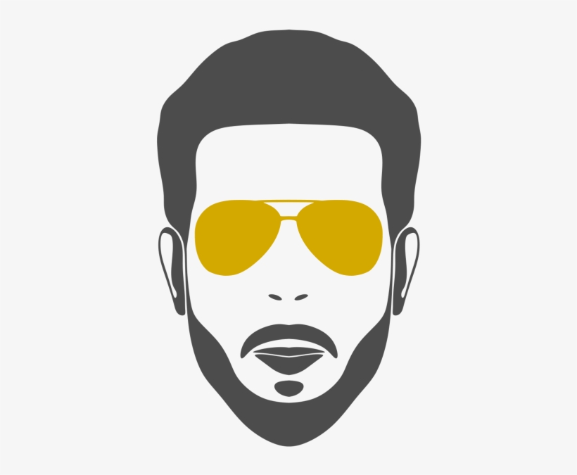 820x675 Bearded Man Face Vector