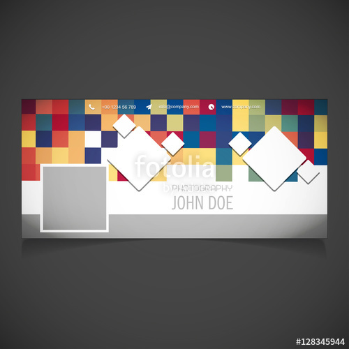 500x500 Creative Photography Banner Template Place For Image Photography