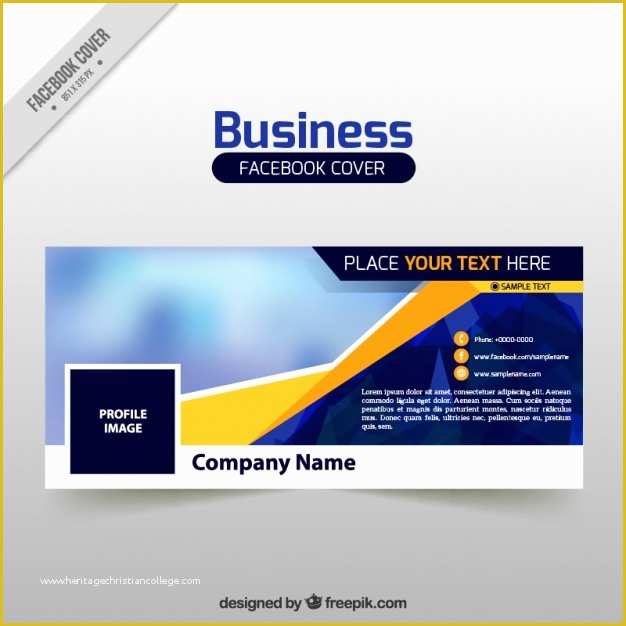 626x626 Facebook Cover Template Free Of Business Cover Template Vector