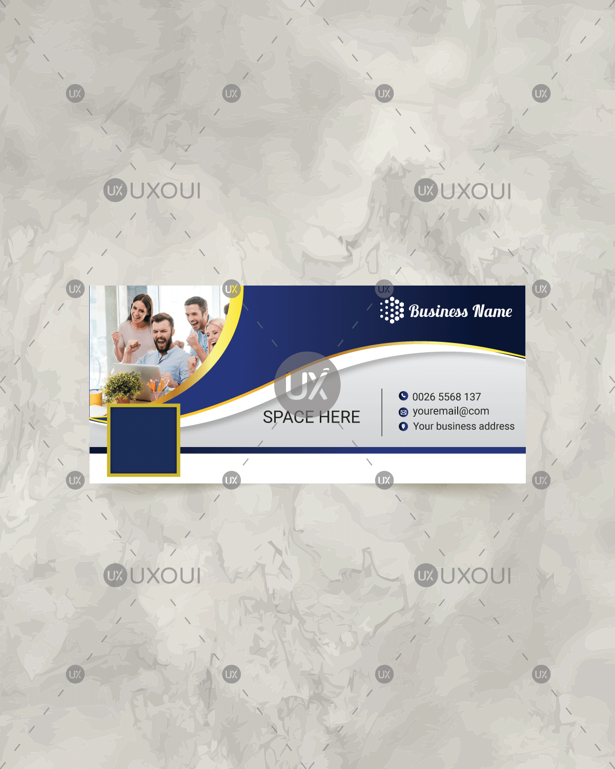 1200x1500 Abstract Corporate Facebook Cover Banner Template Design Vector