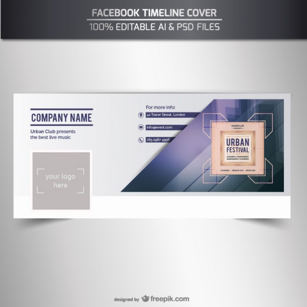 626x626 Facebook Timeline Cover Vector Vector Free Download