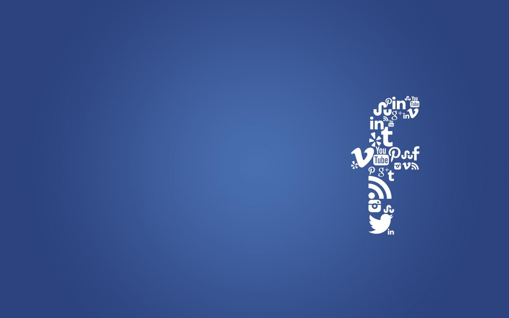 1680x1050 Facebook F Logo Wallpaper For Desktop And Mobiles