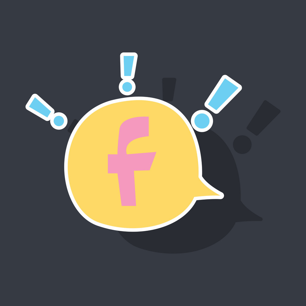 1000x1000 Sticker Facebook Logotype Social Network Icon Vector