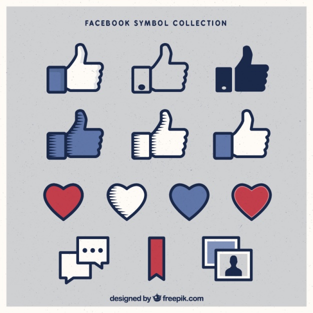 Variety Of Facebook Icons Vector Free Download 626x626 Variety Of Facebook Icons Vector Free Download