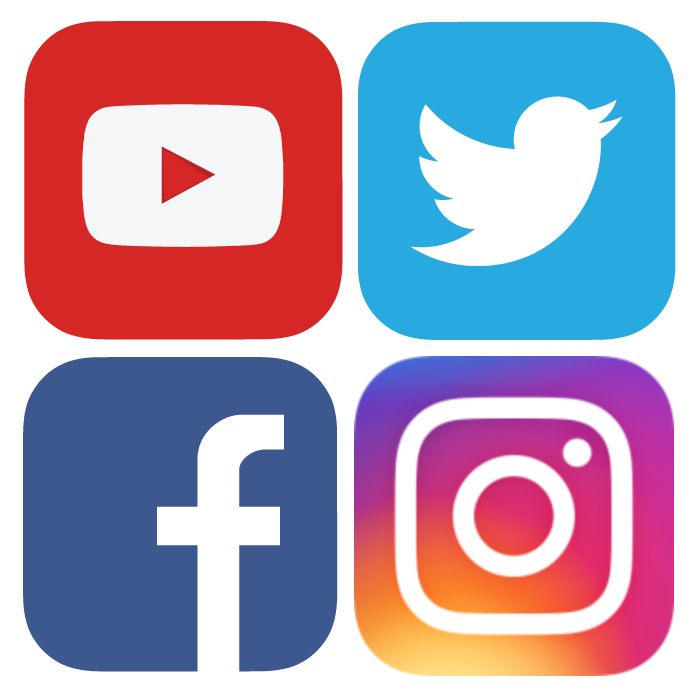 700x700 Facebook Twitter Instagram Icons Vector Clipart Images Gallery