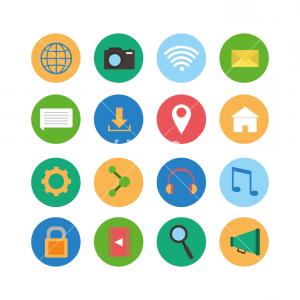 300x300 Social Media Icons Black White Facebook Instagram Twitter Vectors