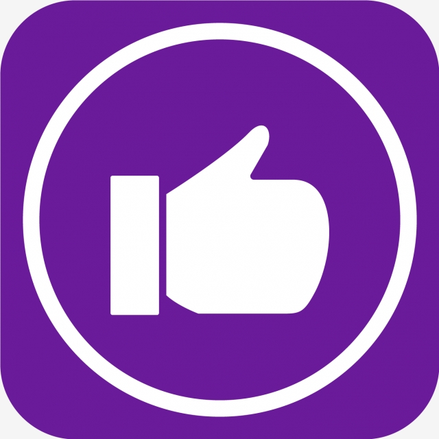 640x640 Vector Like Icon, Like Icon, Facebook, Favorite Png And Vector