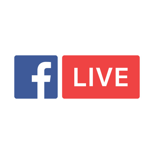 512x512 Facebook Live Logo Vector