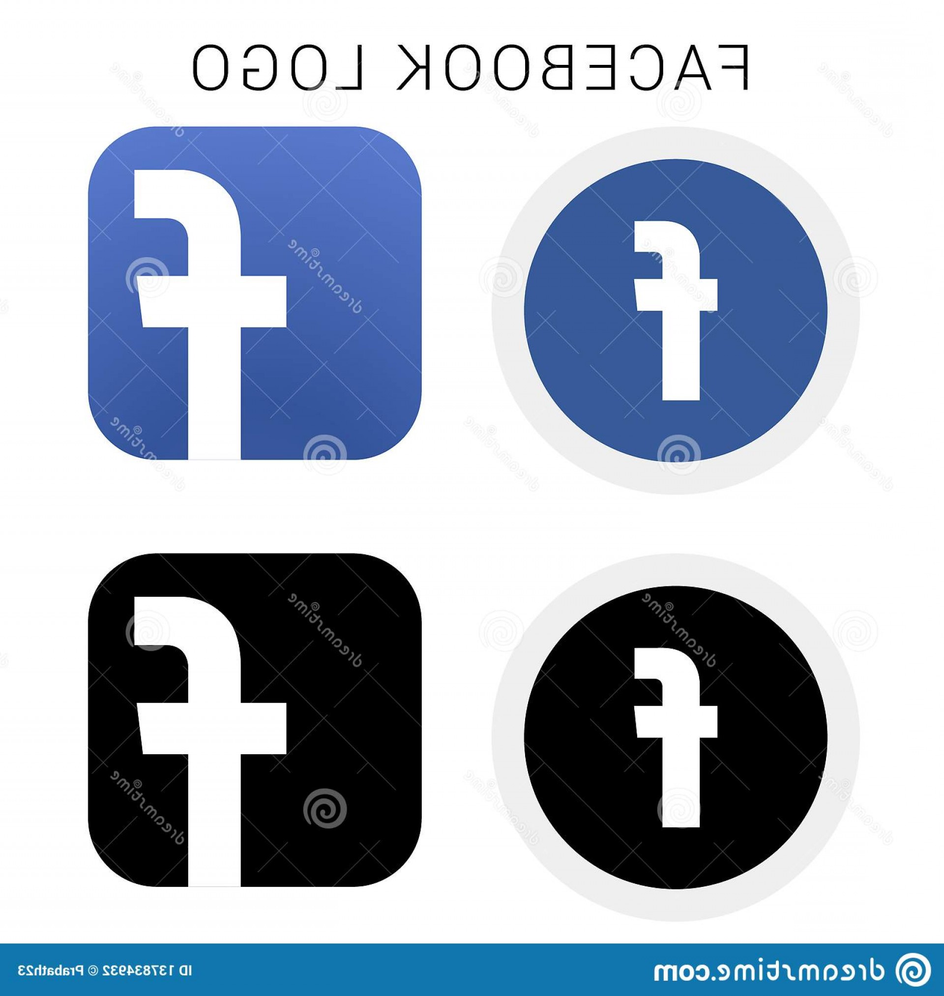 Facebook Logo Black And White Vector at Vectorified.com | Collection of ...