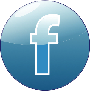 302x318 Facebook Circle Icon Vector