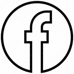 256x256 Facebook Icon Circle