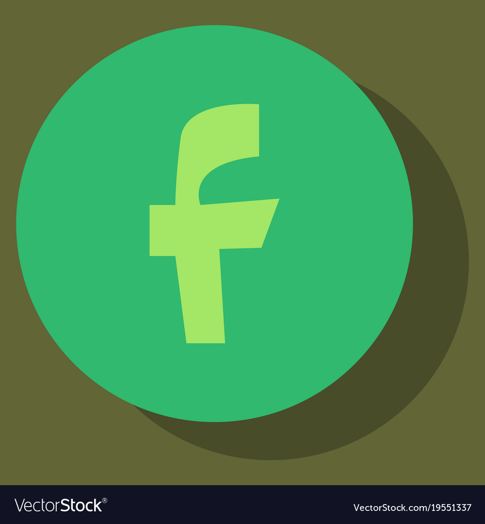 1000x1080 Facebook Icon Vector Circle