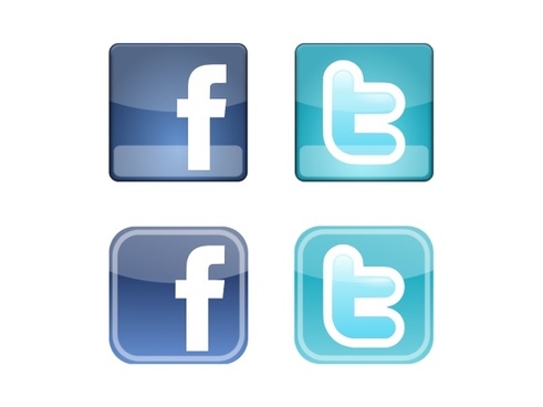 491x368 Facebook Twitter Logo Free Vector Download