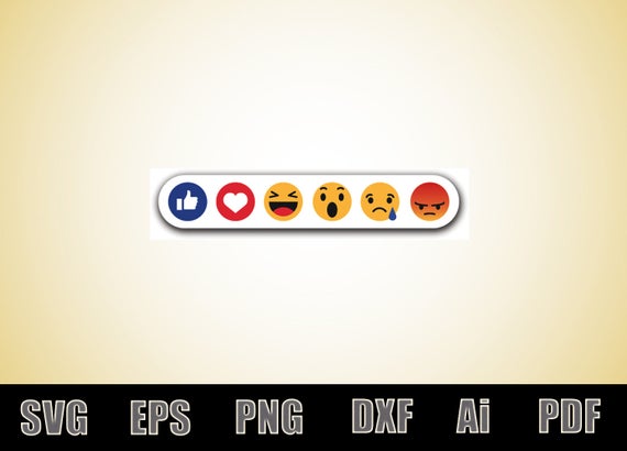 570x410 Facebook Messenger Reactions Vectors Scalable Etsy