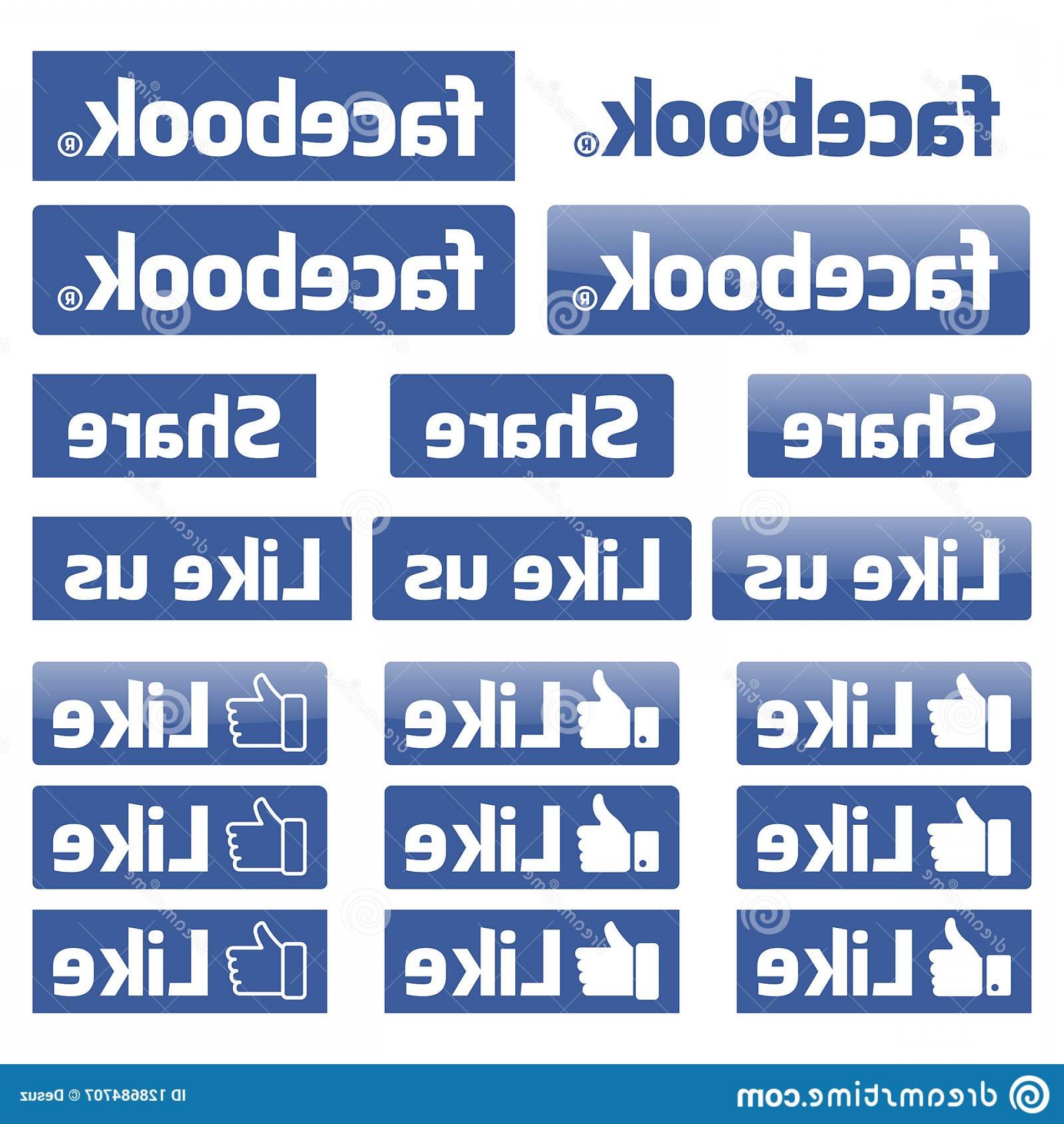 1920x2028 Facebook Like And Share Vectors Handandbeak