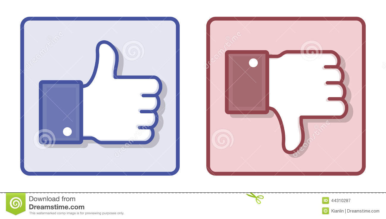 Facebook Thumb Vector
