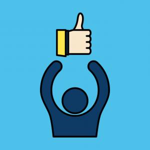 300x300 Facebook Thumbs Up Icon Black Outline Hoodamathrun