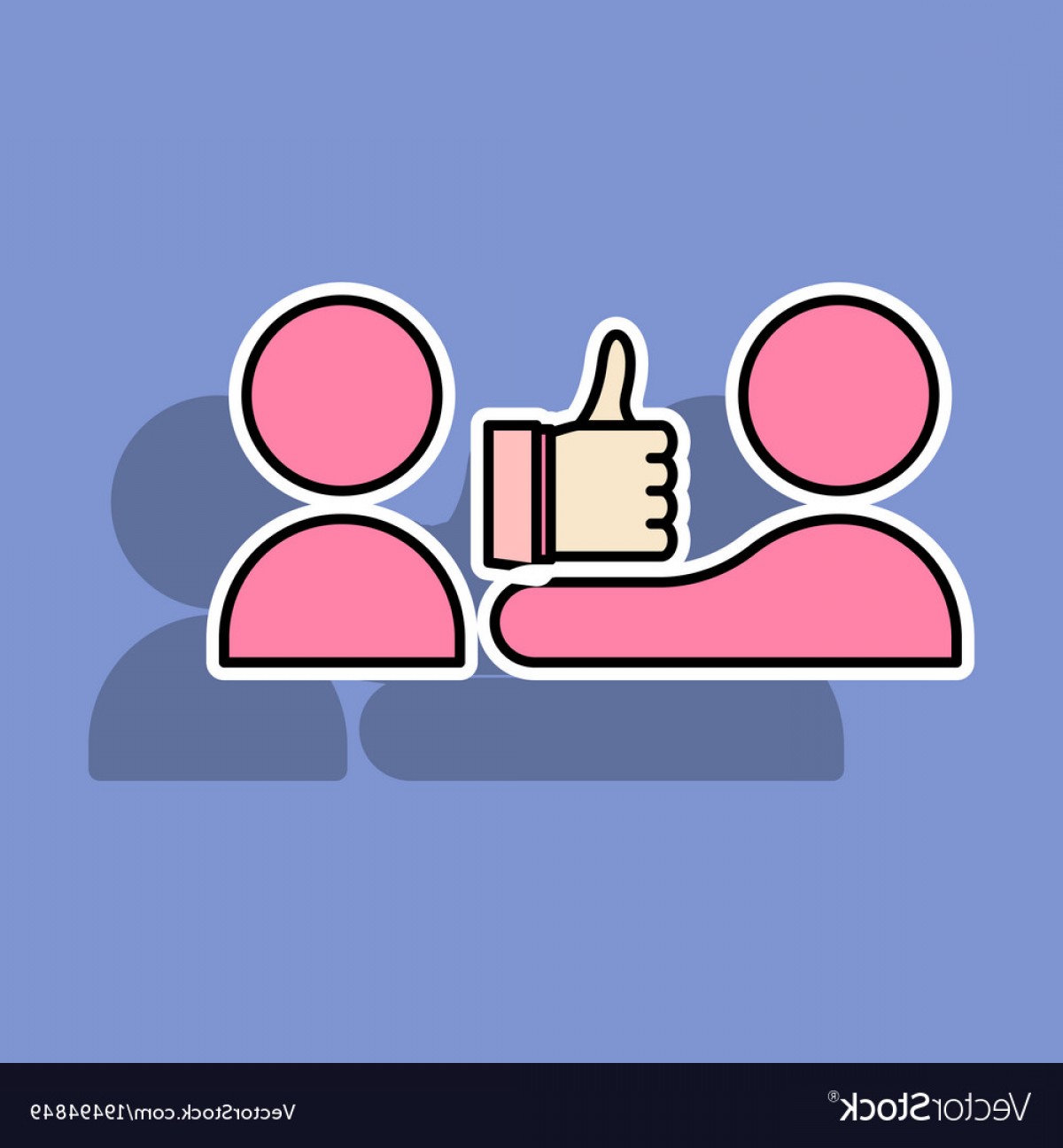 1200x1296 Sticker Thumbs Up Like Social Network Facebook Vector Soidergi