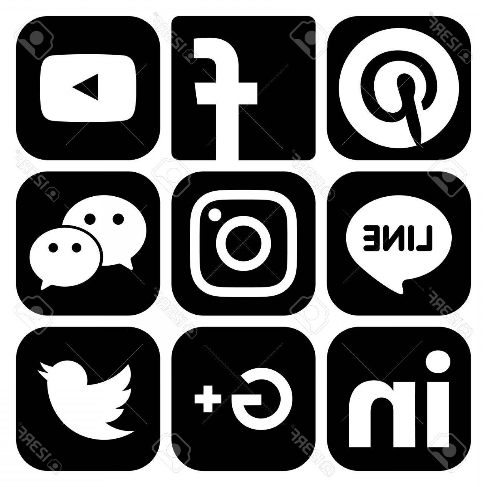 Photojune Popular Black Social Media Icons Facebook Twitter Google 1560x1560 Photojune Popular Black Social Media Icons Facebook Twitter Google