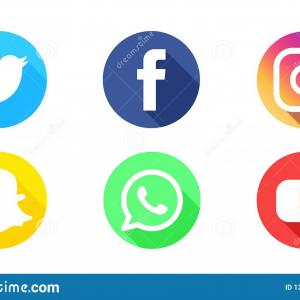 300x300 Set Social Media Icons Instagram Facebook Youtube