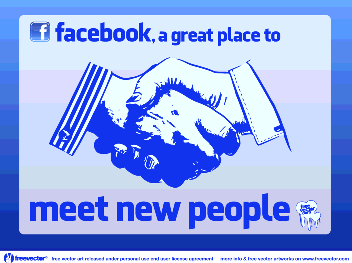 1136x847 Facebook Meet People Freevectors