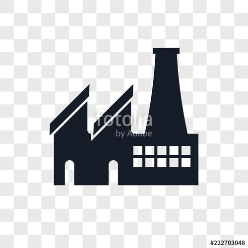 Factory Icons Isolated On Transparent Background Modern 500x500 Factory Icons Isolated On Transparent Background Modern