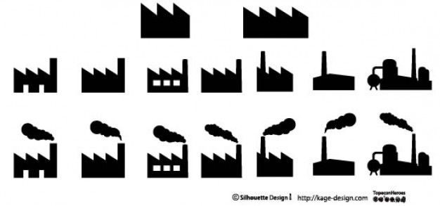 626x293 Factories Factory Vector Free, Electronic Tattoo, Single